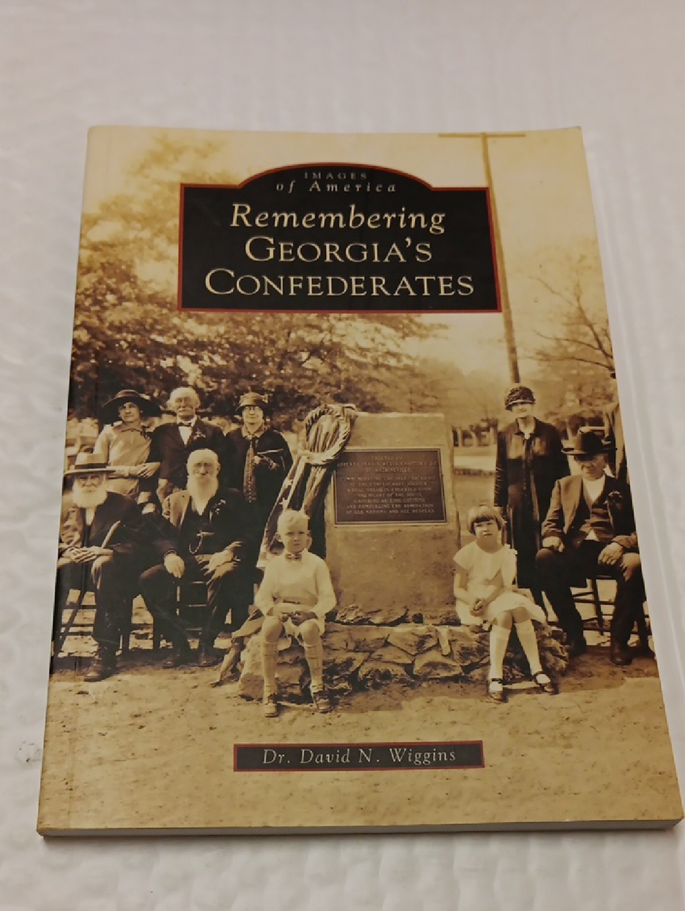 Remembering Georgia's Confederates Paperback Book - Sepia Cover